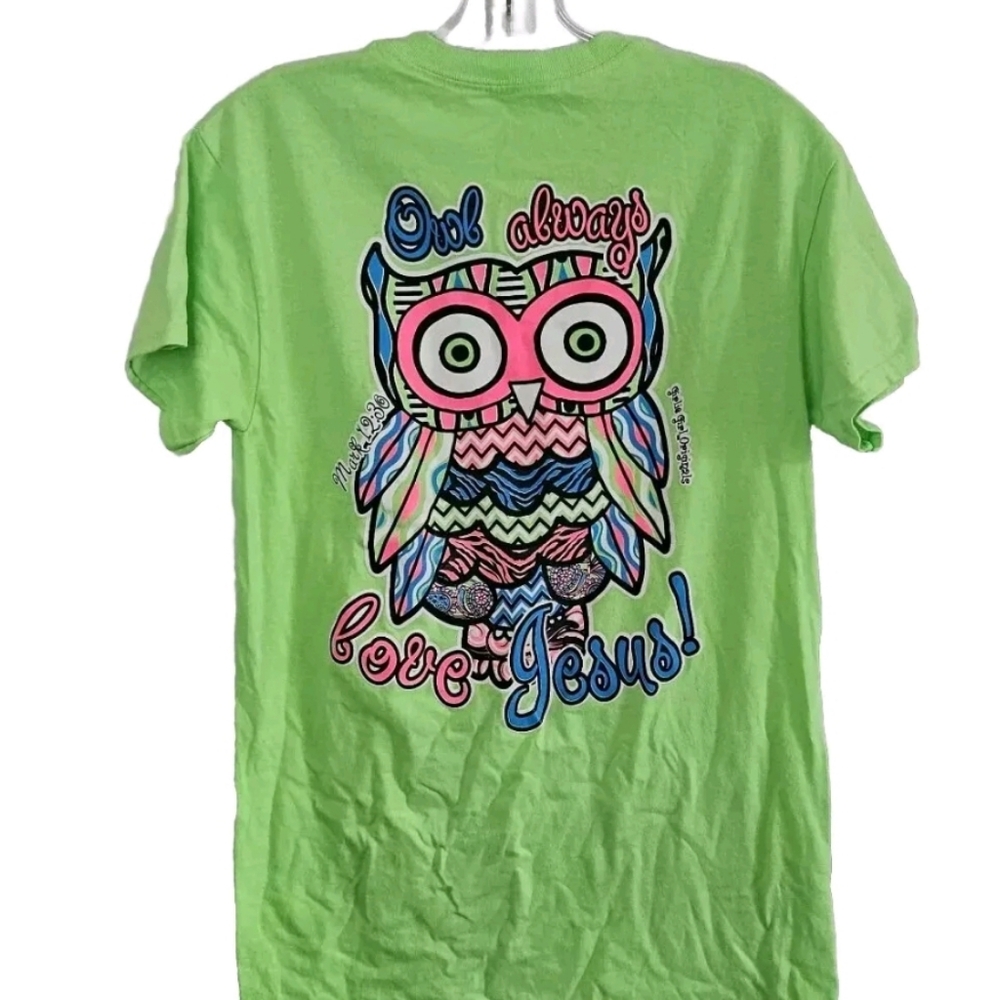Girlie Girl Christian Owl T-Shirt